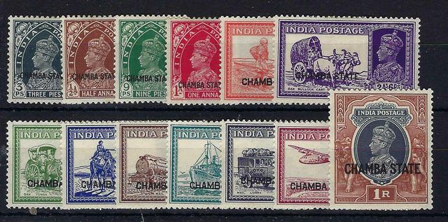 Image of Indian Convention States ~ Chamba 82/94 LMM